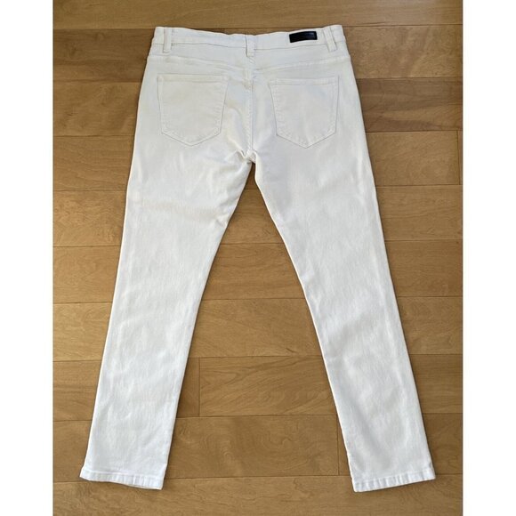Kenneth Cole Reaction Womens White Pockets Denim Skinny Jeans Size 34x32 - Picture 2 of 6